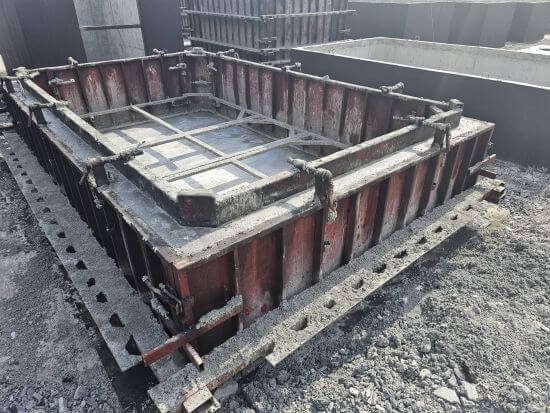 Zbiorniki betonowe Żagań w procesie produkcji